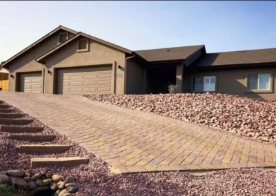Paver driveway and steps Prescott Valley AZ